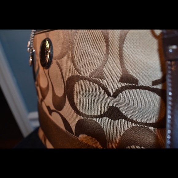 Coach Signature Collection Handbag - Picture 6 of 8